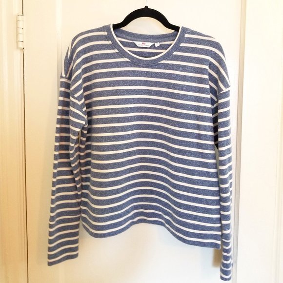 Vineyard Vines Women's Striped Crewneck Sweatshirt size Small - Picture 1 of 7